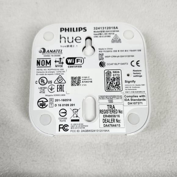 Philips Hue Bridge Smart Lighting Hub Compatible w/Amazon Alexa, Apple, Google - Picture 4 of 8